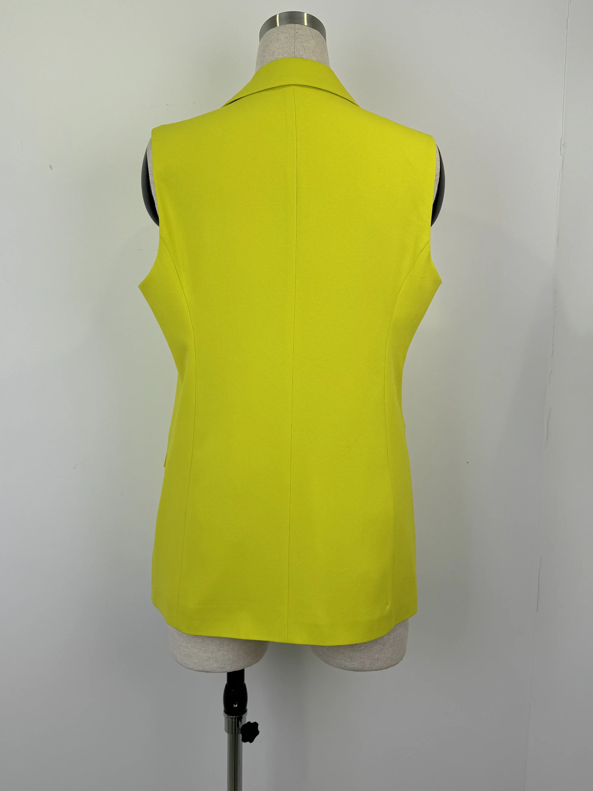 Women's Double-Breasted Vest,Long Vest,Tops — view 2